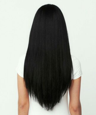 Jet Black Clip In Hair Extension 3