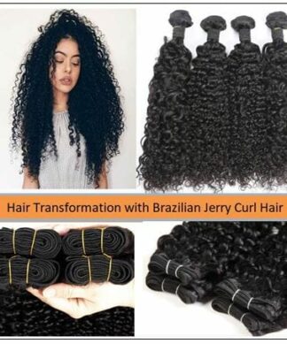 Brazilian Jerry Curl Hair Bundles 1