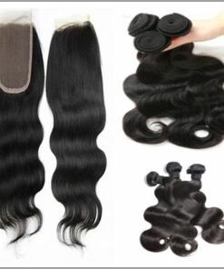 Brazilian Body Wave Bundles With Closure img 2
