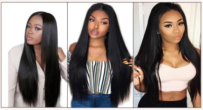 Brazilian Straight Hair Bundles For Sale img