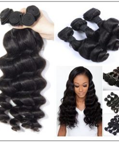 loose body wave weave human hair img 3