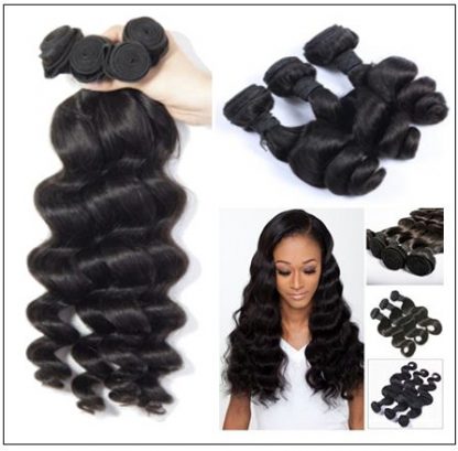 loose body wave weave human hair img 3