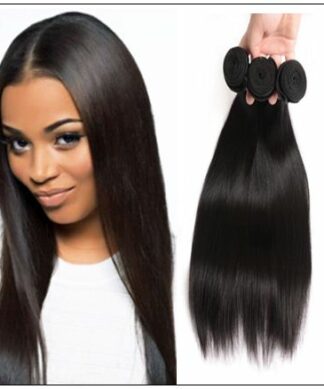 10 inch straight human hair weave img 1