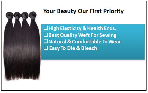 12 inch straight human hair weave 2