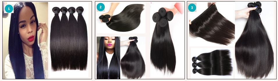 12 inch straight human hair weave