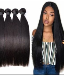 18 inch human hair straight weave img 2