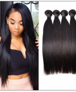 4 bundles of brazilian straight hair img 1