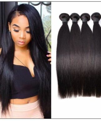 4 bundles of brazilian straight hair img 1