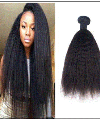 Kinky Straight Hair Weave img 1