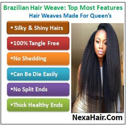Kinky Straight Hair Weave img 4