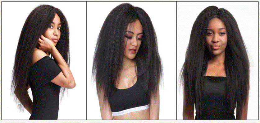 Kinky Straight Hair Weave img