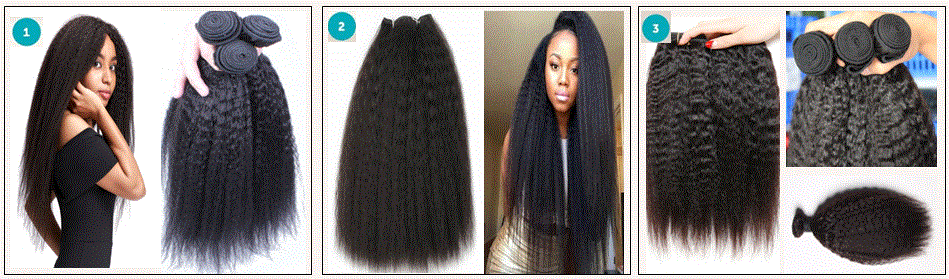 Kinky Straight Hair Weave