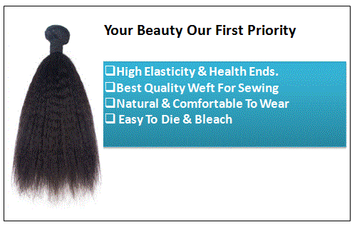 Kinky Straight Human Hair Weave 2