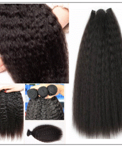 Kinky Straight Human Hair Weave img 2