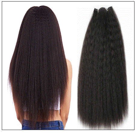 Kinky Straight Human Hair Weave img 3