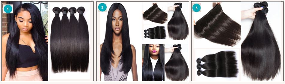 Straight Brazilian Hair Weave