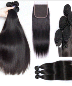 Straight Hair Bundles With Closure img 2