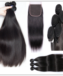 Straight Hair Weave With Closure img 2