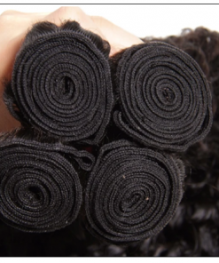 3 Bundles Brazilian Jerry Curly Hair Unprocessed Virgin Hair Weave img 3 - Copy