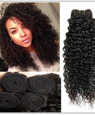 4 Bundles Jerry Curl Peruvian Hair Weave img 1