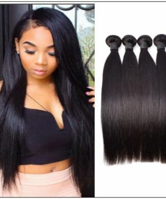 4 PcsPack Straight Raw Virgin Human Hair Bundles