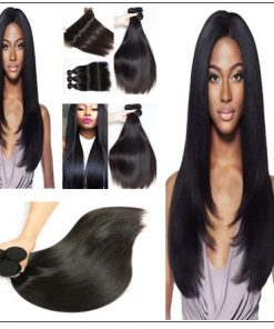4 PcsPack Straight Raw Virgin Human Hair Bundles 2