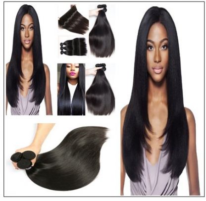 4 PcsPack Straight Raw Virgin Human Hair Bundles 2