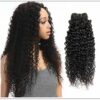 Brazilian Curly Human Hair Weaves 4 Bundles Deals img 1