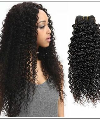 Brazilian Curly Human Hair Weaves 4 Bundles Deals img 1