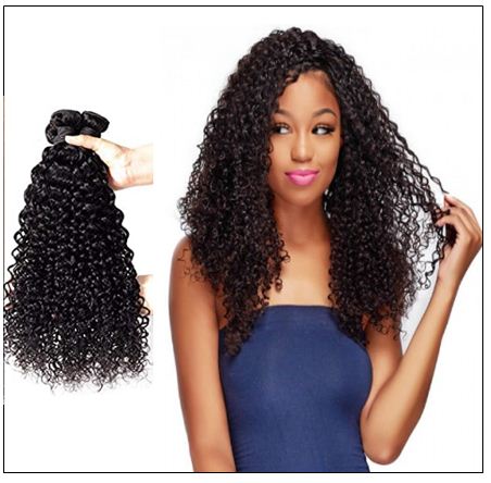 Brazilian Curly Human Hair Weaves 4 Bundles Deals img 2