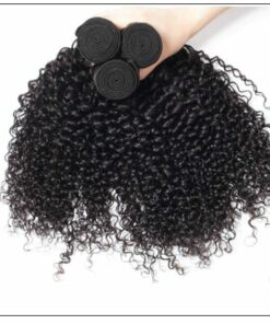 Brazilian Jerry Curly Human Virgin Hair Weaving 3 Bundles Deals img 2