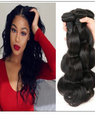 Indian Body Wave Virgin Hair Weave Remy Hair 3 Bundle img