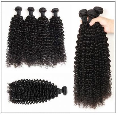 Kinky curly hair bundle img 2