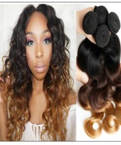 Malaysian Body Wave Hair Ombre 3 Bundle img