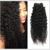 Malaysian Jerry Curly Human Hair 3 Bundles Weft Natural Color img