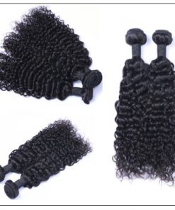Malaysian Virgin Hair African American Jerry Curly Weave 4 Bundles 3