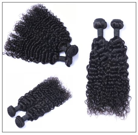 Malaysian Virgin Hair African American Jerry Curly Weave 4 Bundles 3