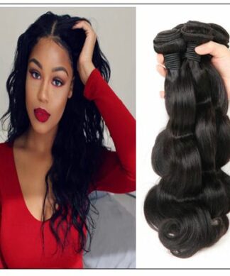 Peruvian Body Wave Human Hair 3 Bundle Weft img