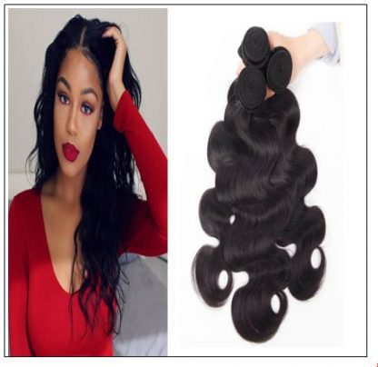 Peruvian Body Wave Human Hair 3 Bundle Weft img 4