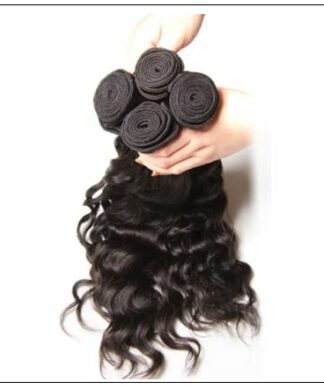 1 Bundle Human Hair Natural Wave Virgin Remy Hair img