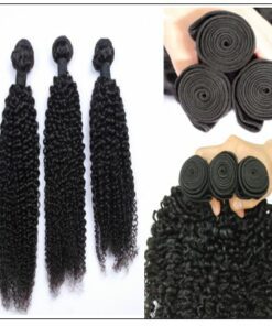 100% Kinky Curly Virgin Human Hair Bundle img 2
