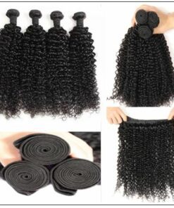 100% Kinky Curly Virgin Human Hair Bundle img 3