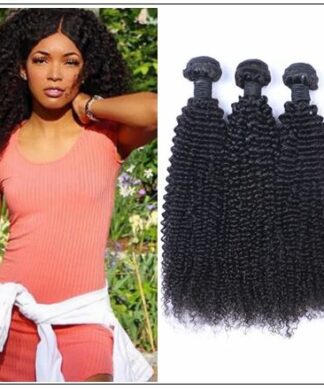 3 Bundle Indian Jerry Curly Human Hair Extensions img-min