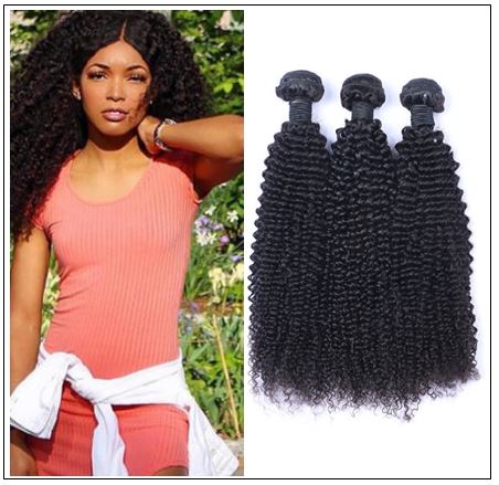 3 Bundle Indian Jerry Curly Human Hair Extensions img-min