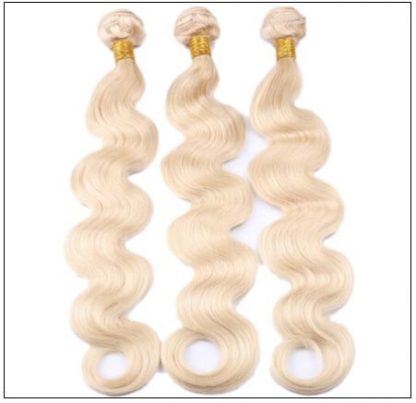 3 Bundles Body Wave 613 Blonde Virgin Human Hair img 2-min