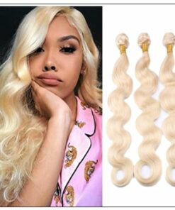 3 Bundles Body Wave 613 Blonde Virgin Human Hair img-min
