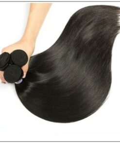 3 Bundles Bone Straight Malaysian Human Hair Weaving img 3-min