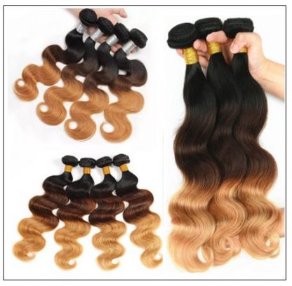 3 Bundles Brazilian Ombre Body Wave Human Hair img 3-min