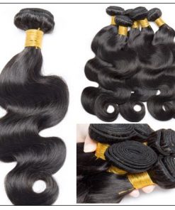 3 Bundles Indian Human Body Wave 100% Virgin Hair img 2-min