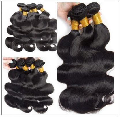 3 Bundles Indian Human Body Wave 100% Virgin Hair img 3-min